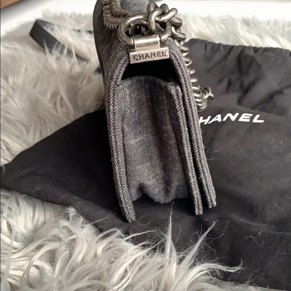 SOLD. Chanel Le Boy crossbody denim - Picture 5 of 8